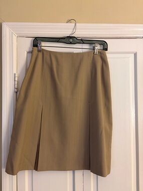 Barbara Cavestro vintage Italian Classic Women's Tan Pencil Skirt
